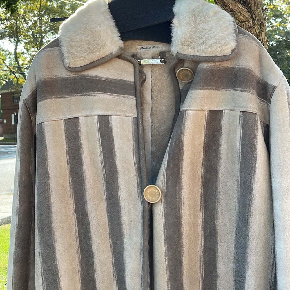 Fendissime by Fendi shearling coat